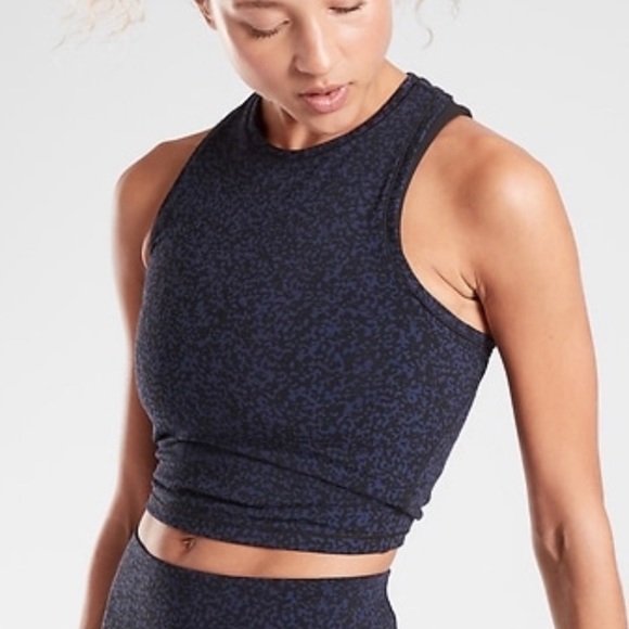 Athleta Tops - Athleta Ashanti Crop Jacquard Tank Top